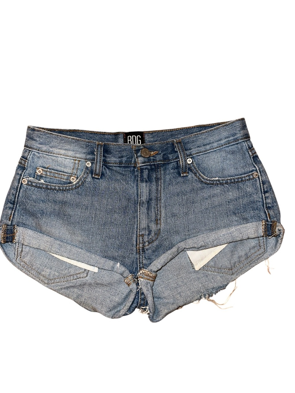 Urban Outfitters BDG Denim Rolled Hem Shorts Size 24